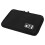 2Pièces Organisateur Multi-Accessoires Numériques Noir Nylon Durable 8