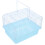 2Pièces Cage Portable ABS Pour Oiseaux Petits Animaux Voyage 3