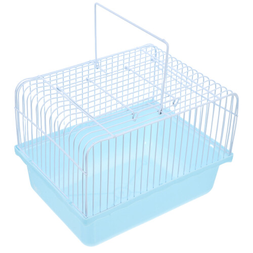 2Pièces Cage Portable ABS Pour Oiseaux Petits Animaux Voyage 2