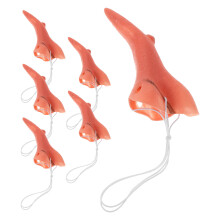 12Pièces Nez De Sorcière Factice Rose Pour Costume Et Carnaval