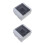 2Ensembles Boîte De Distribution ABS IP65 Grise 5 Voies Porte 6