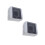2Ensembles Boîte De Distribution ABS IP65 Grise 5 Voies Porte 7
