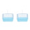 2Pièces Cage Portable ABS Pour Oiseaux Petits Animaux Voyage 8
