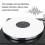 Tapete de Vinil para Toca-Discos de 12 Polegadas, Tapete Antiestático para Discos de Vinil, Absorve Choques, Branco 5