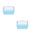2Pièces Cage Portable ABS Pour Oiseaux Petits Animaux Voyage 10