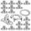 100Ensembles Vis De Montage Œillets En Acier Inoxydable Pour Toile 1