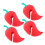 8Pièces Accessoire Cuisine Silicone Rouge Élévateur Couvercle Pot 2