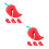 8Pièces Accessoire Cuisine Silicone Rouge Élévateur Couvercle Pot 4