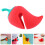 8Pièces Accessoire Cuisine Silicone Rouge Élévateur Couvercle Pot 11