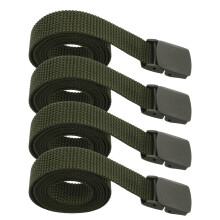 12Pièces Ceinture Canvas Réglable Pour Escalade Et Randonnée
