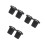 6Pièces Ceinture Infirmière Noir Nylon Résistante Multi 5
