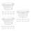 300Pièces Bols Jetables Transparents Pour Sauces Mousses Yaourt 7