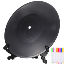 1Ensemble Vinyle Factice Noir En Décoratif DIY Table