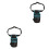 2Pièces Ceinture Jardinage Outils Noir Oxford Résistante Usage Pro 3
