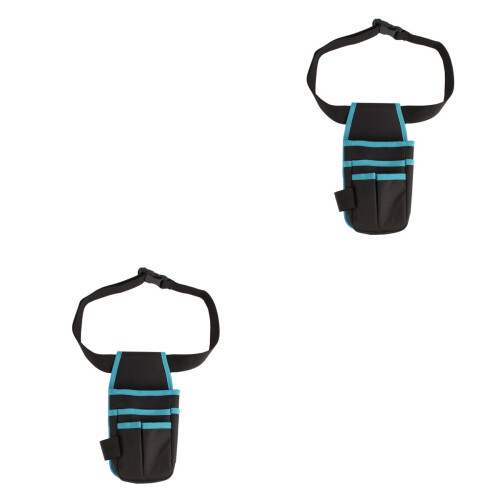 2Pièces Ceinture Jardinage Outils Noir Oxford Résistante Usage Pro 2