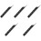 5Pièces Gaines Noires En PP Pour Cutter De Cuisine 5