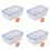 4Ensembles Boîte De Rangement Cigarettes Durable Usage Quotidien 7