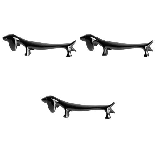 3Pièces Porte-Baguettes Noir Design Original Pour Table À Manger 2