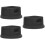 3Pièces Support Silicone Antidérapant Noir Multifonction Pour Bureau 9