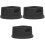 3Pièces Support Silicone Antidérapant Noir Multifonction Pour Bureau 5