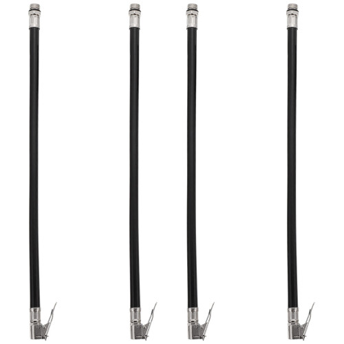 4Pièces Tuyau Extension Auto Flexible En Zinc 1