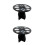 2Pièces Support Séchage Pinceaux Noir Portable 5