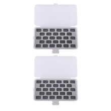 10Pièces Boîte Plastique Bobbin Box Avec Éponge Rangement Couture