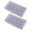 10Pièces Boîte Plastique Bobbin Box Avec Éponge Rangement Couture 2