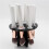 2Pièces Support Séchage Pinceaux Noir Portable 10