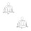 2Pièces Range-Toast Argent Multifonction Cuisine Rangement 8