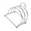 2Pièces Range-Toast Argent Multifonction Cuisine Rangement 2