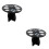 2Pièces Support Séchage Pinceaux Noir Portable 6