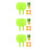 3Ensembles Ensemble Tennis De Table Vert Suspendu Pour Exercice Familial 6