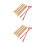 2Pièces Carillons Bois Aluminium Trois Notes Pour Enfants 7