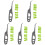 5Ensembles Grattoirs Multi-Angles Silicone Pour Décoller Colle Verre 4