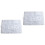 2400Pièces Perles Cube Blanches Pour Bracelets Colliers DIY 3