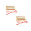 2Pièces Carillons Bois Aluminium Trois Notes Pour Enfants 10