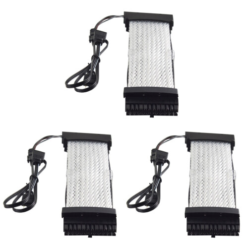 3Pièces Câble Extension Rgb Atx Compatible Argb 5V 2