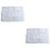 2400Pièces Perles Cube Blanches Pour Bracelets Colliers DIY 5