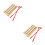 2Pièces Carillons Bois Aluminium Trois Notes Pour Enfants 5