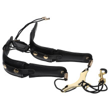 2Pièces Saxophone Confortable Réglable Pour Amateurs Noir
