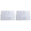 2400Pièces Perles Cube Blanches Pour Bracelets Colliers DIY 2