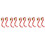 Stickers Auto-Adhésifs Rouge Corps Pour Bronzer Rapidement 8