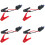 4Pièces Câbles Démarreur Silicone Clips Batterie Multicolores 7