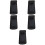 5Pièces Protection Pouce Silicone Noir Durable Pour Clarinette 7