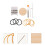 2Ensembles Mini Métier À Tisser Kit DIY Tricot 7