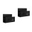 2Pièces Support Courrier Acrylique Noir Pratique Pour Bureau Et Maison 9