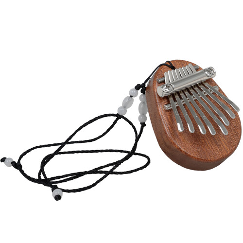 4Pièces Kalimba Compact 8 Touches Bois Métal Instruments Multicolores 1