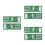 Stickers Sortie Papier Vert Clair Usage Extérieur 4