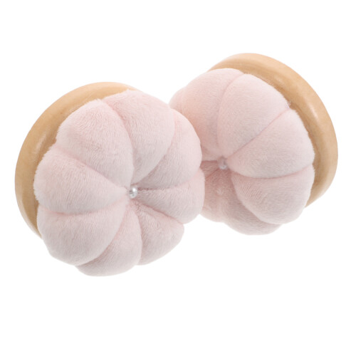 8Pièces Support Aiguilles En Bois Rose Pour Broderie 1